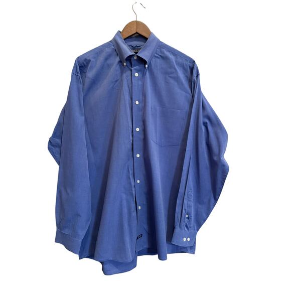 Structure Men's Blue Long Sleeve Button Down Dress Shirt Size Large - Picture 1 of 4